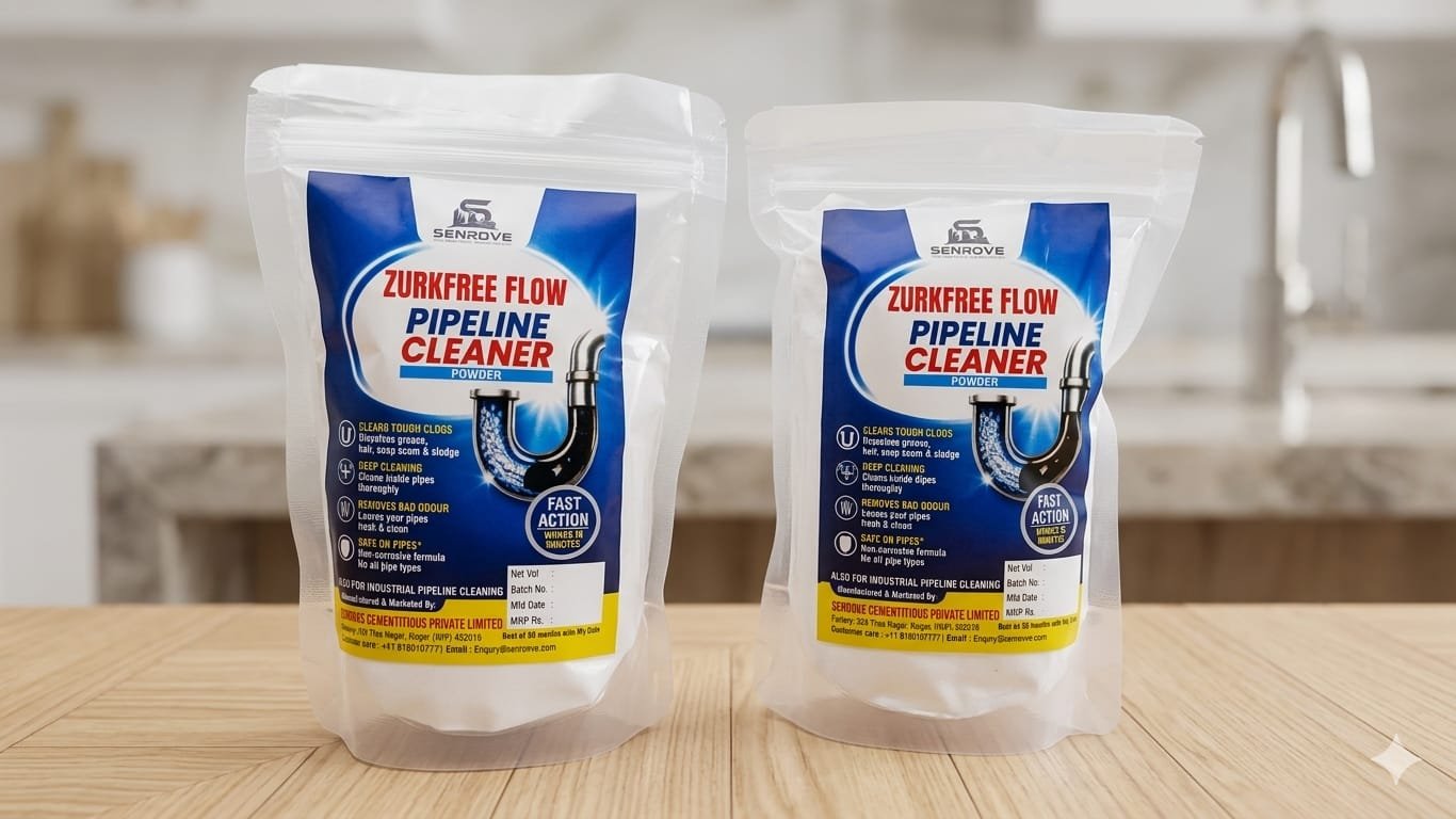 Senrove Zurkfree Flow Pipeline Cleaner powder pouches